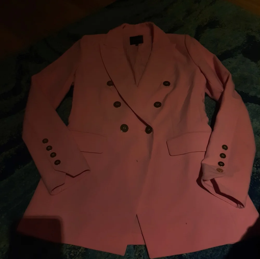 Barbie pink double breasted blazer sz 8 - Picture 6 of 7